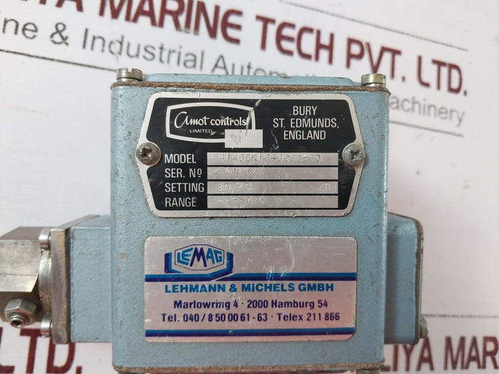 Amot 4140Dk1E00Ce3-ed Temperature Switch 66-87°C