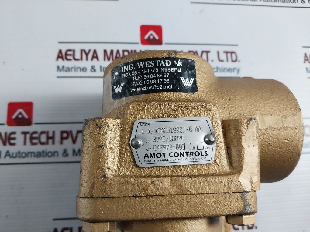 Amot Controls 1 1/4 Cmcu10001-0-aa 3-way Thermostatic Valve