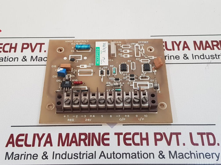 Amot Controls P.C.B 92/1
