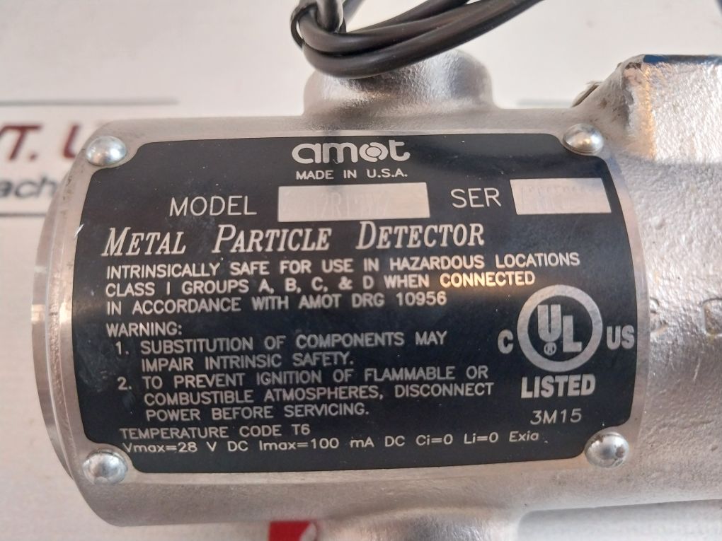 Amot Mpd2Rt5W2 Metal Particle Detector 28Vdc