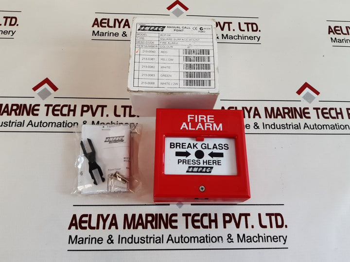 Ampac Manual Call Point Acp-04 Fire Alarm