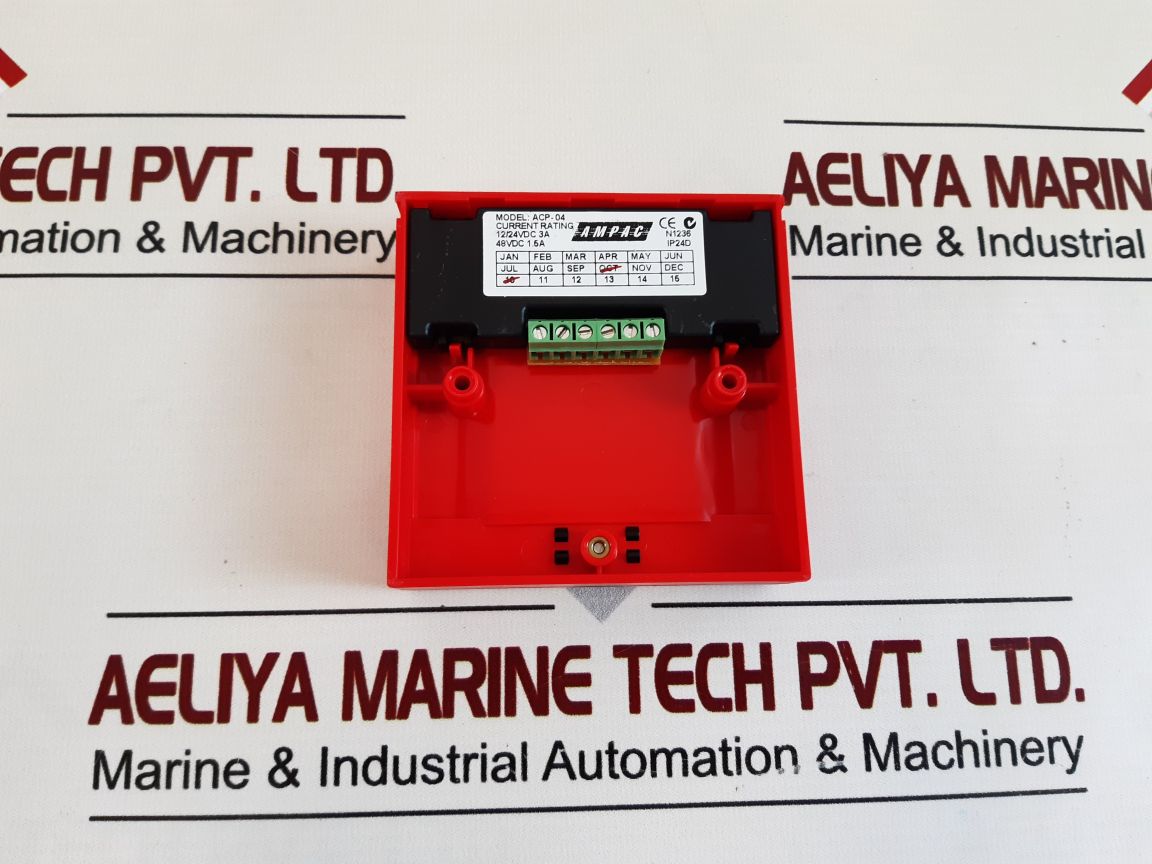 Ampac Manual Call Point Acp-04 Fire Alarm