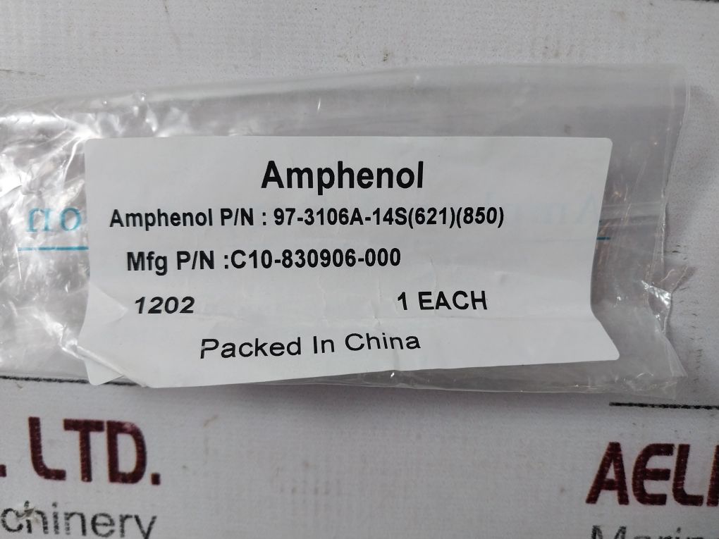 Amphenol/Glenair 97-3106A-14S(621)(850) Circular Shell Connector Plug Set