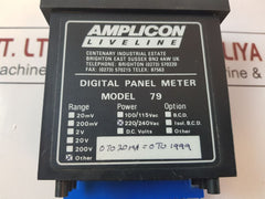 Amplicon Liveline Model 79 Digital Panel Meter
