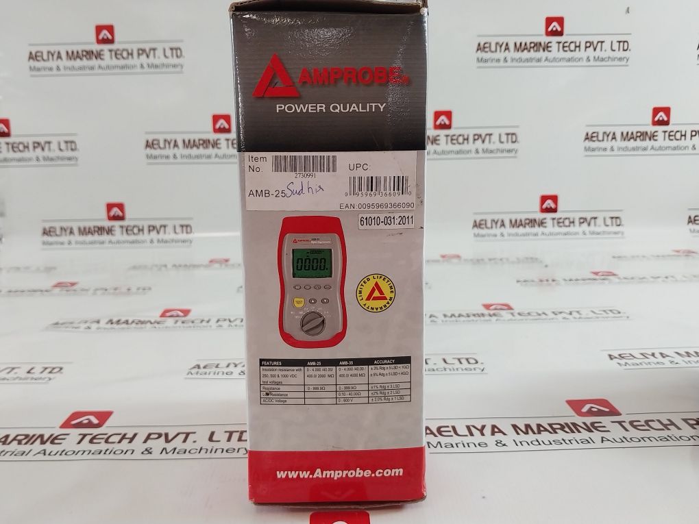 Amprobe Amb-25 Digital Megohmmeter