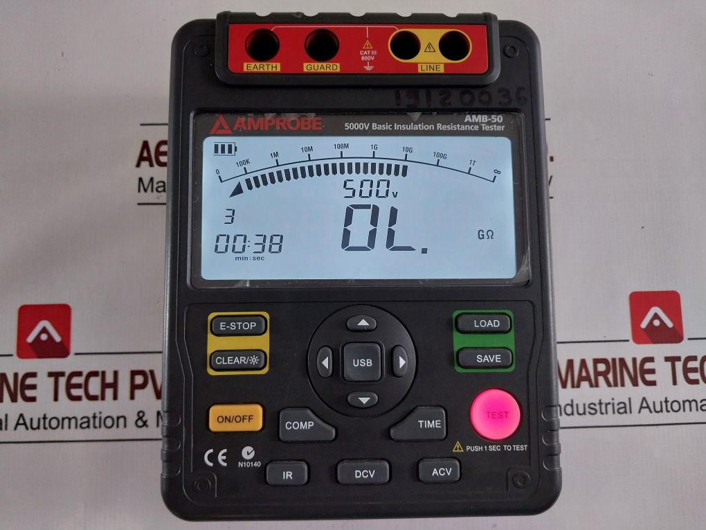 Amprobe Amb-50 5000V Basic Insulation Resistance Tester