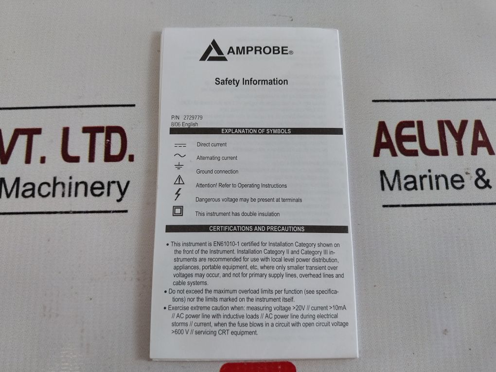Amprobe Tma-21Hw Hot Wire Anemometer