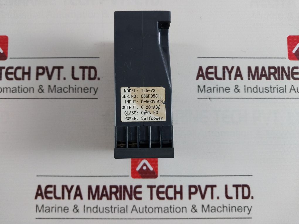 Amptron Dat 25 Power Line Transducer T25-vs 0-500V 50Hz In 0-20Ma Dc Out