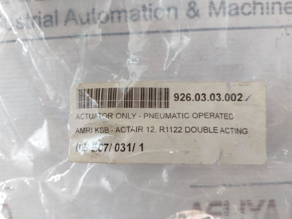 Amri-ksb Actair 12 Actuator