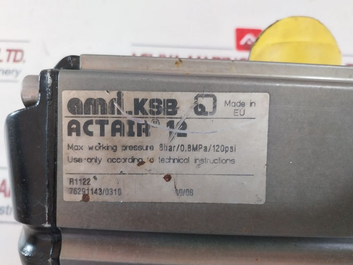 Amri-ksb R1122 Pneumatic Valve Actuator