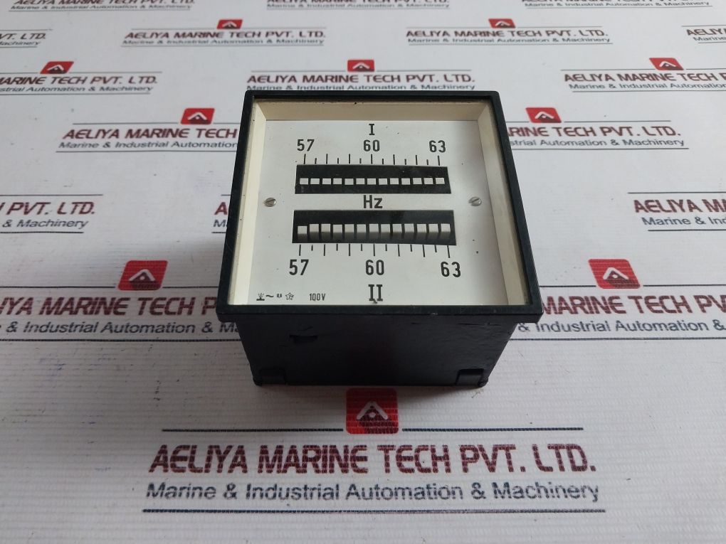 Analog Frequency Meter 57-60-63 Hz 100V