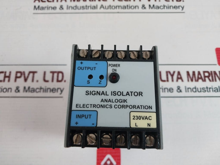 Analogik Electronics Signal Isolator 230Vac
