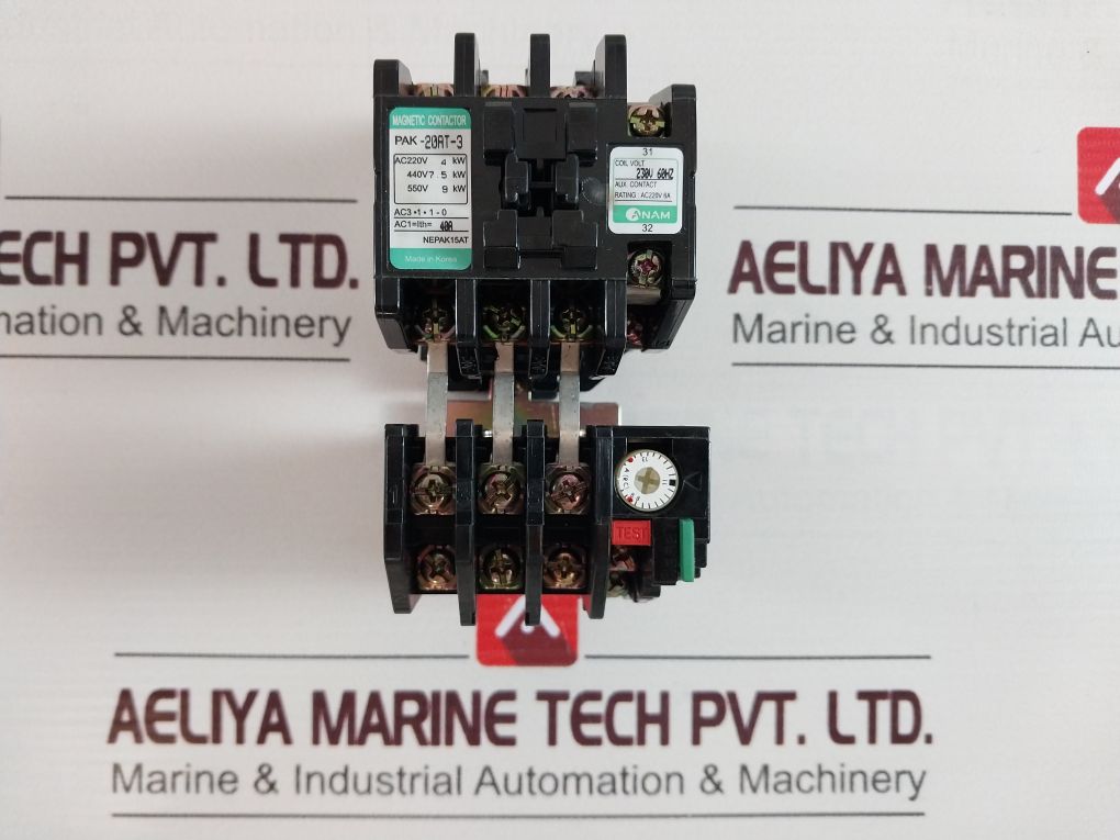 Anam Pak-20At-3 Thermal Overload Relay Ac220V 4 Kw