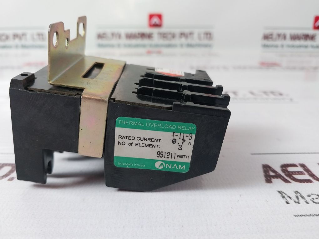 Anam T-11-3 Thermal Overload Relay Circuit Breaker 991211 Net11