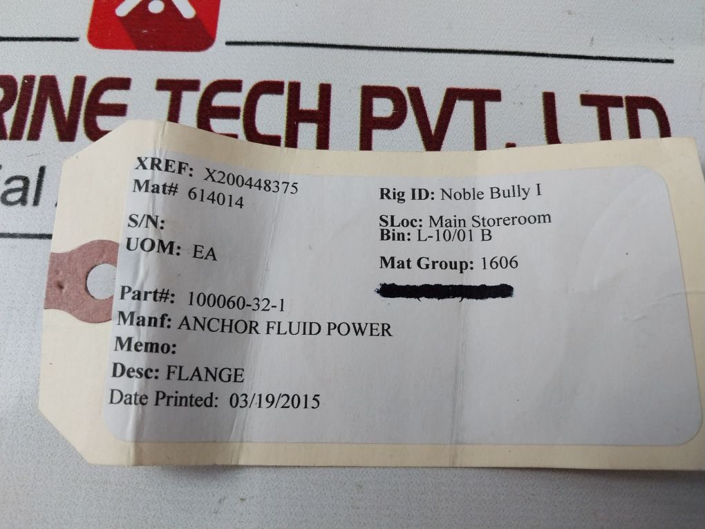 Anchor 100060-32-1 Flange With Sfp-32 Caplugs