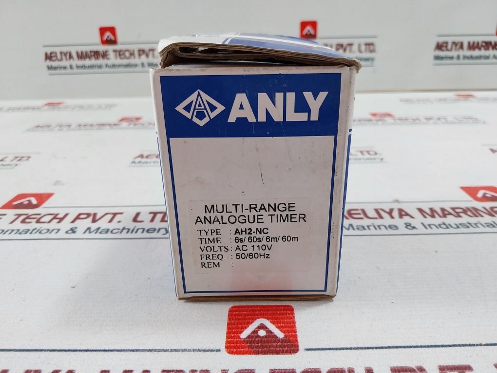 Anly Ah2-nc Multi-range Analogue Timer 110Vac