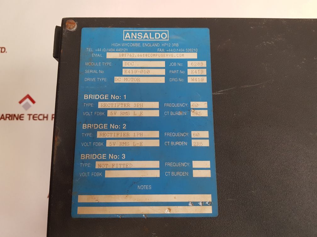 Ansaldo E419 Ddc Silcovert Ddc Module