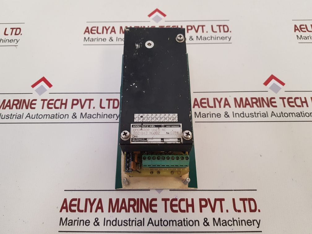 Anschutz Kiel 102-843 Ng002 Operator Unit Dhi 046/02F/88