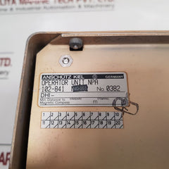 Anschutz Dhi 046/34S/89 Operator Unit Npa