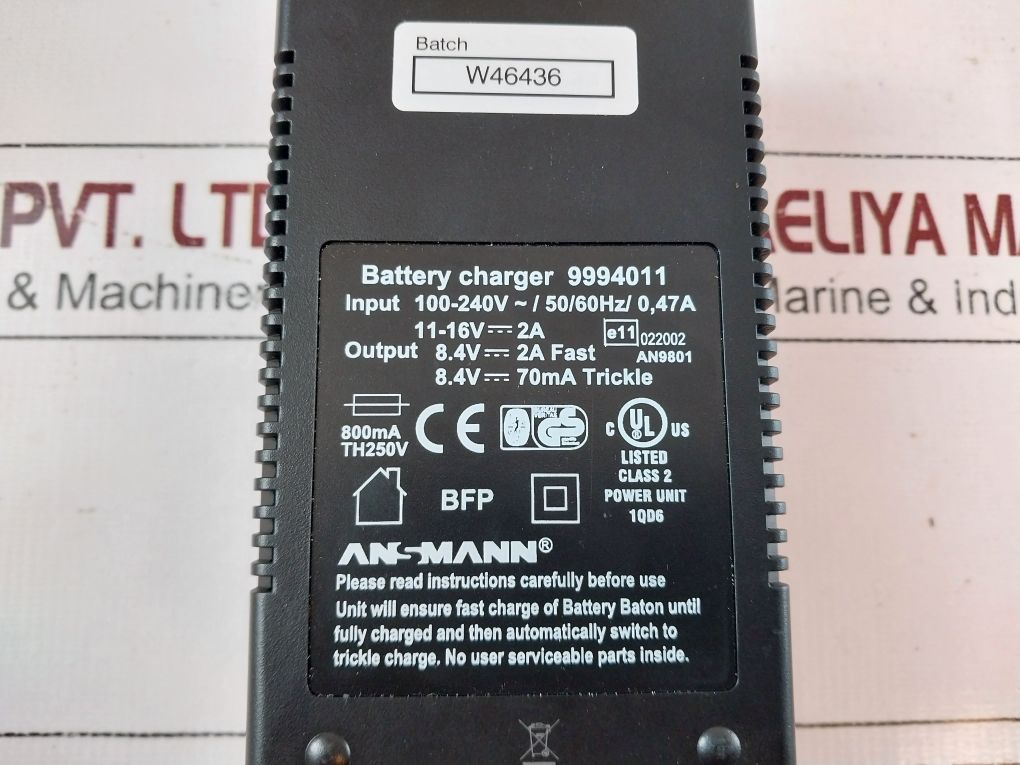 Ansmann Solo Battery Charger 9994011