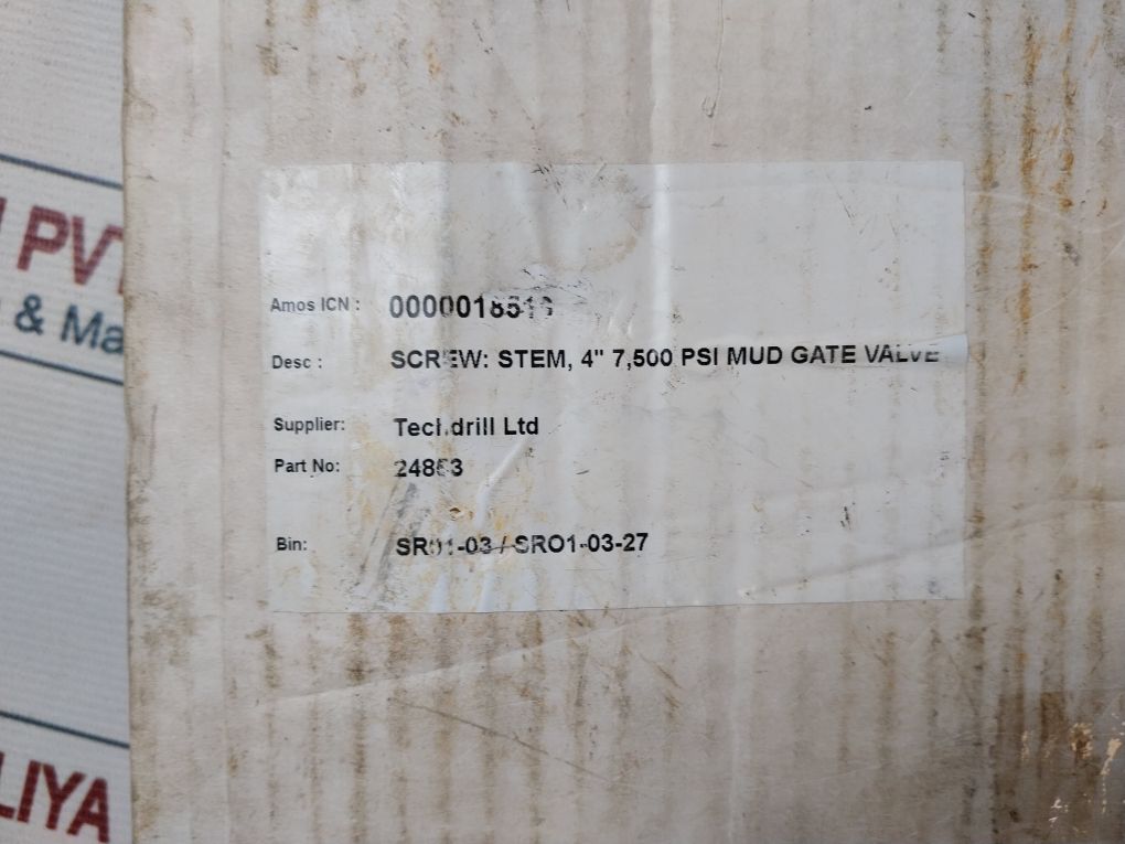 Anson 24853 Stem Screw For Gate Valve