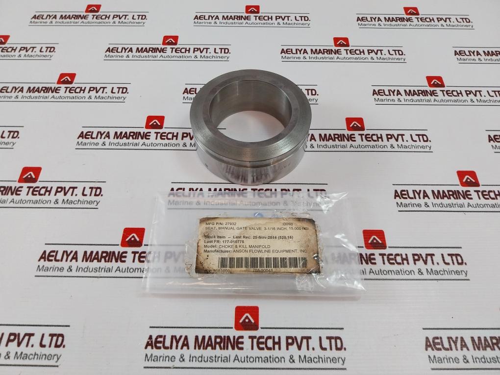 Anson 27932 Manual Gate Valve Seat 15,000 Psi