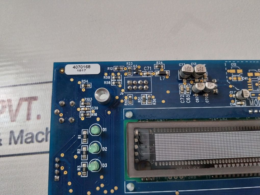 Antunes Controls 4070168 Pcb Card With Hbcs Display Gu112X16G