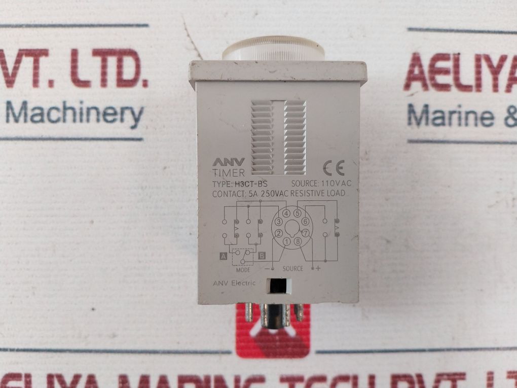 Anv H3Ct-bs Timer 0-3.0 5A 250Vac