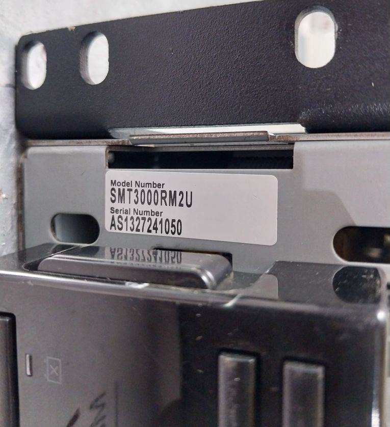 Apc Smt3000Rm2U Uninterruptible Power Supply 120V, 50/60Hz, 20A