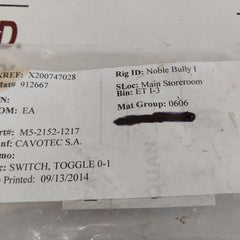 Apem 12146Ad2K Toggle Switch
