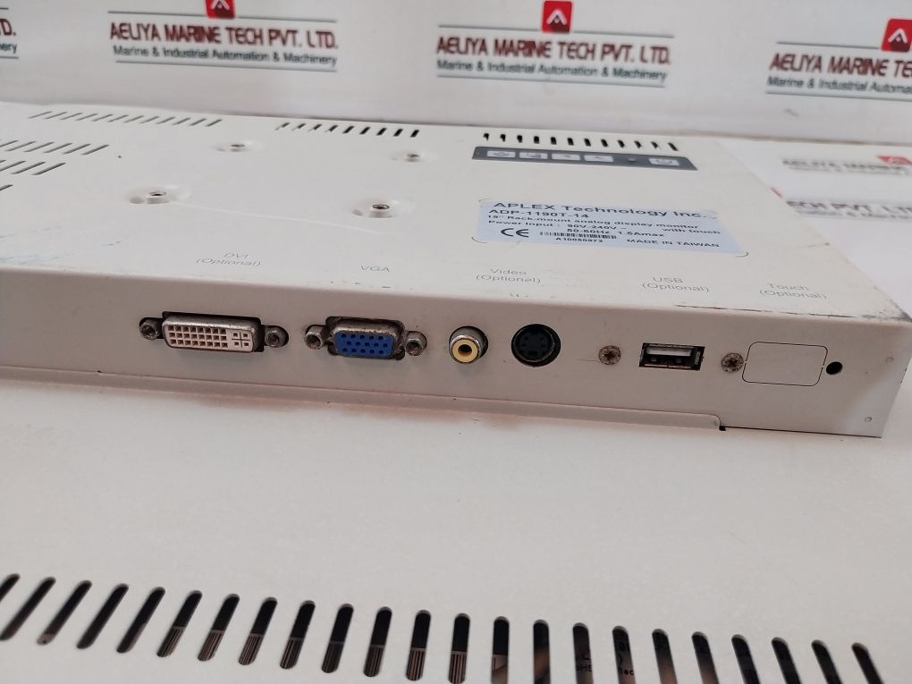 Aplex Adp-1190T-14 Rack-mount Analog Display Monitor With Touch (Not Working)