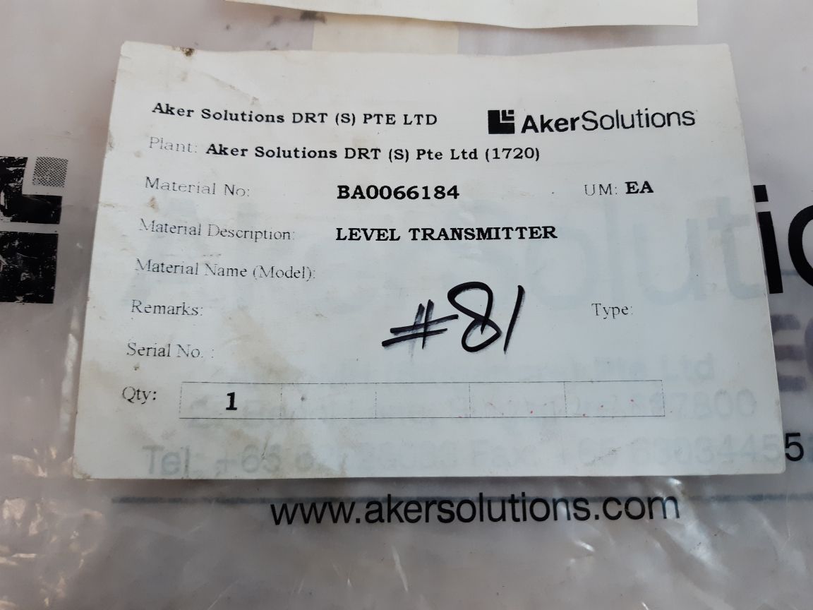 Aplisens Sge-25 Hydrostatic Level Probe
