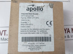 Apollo 45681-277Apo Integrated Base Sounder With Isolator