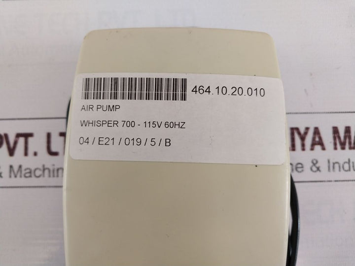 Apollo 5032-s0M2 Air Pump 464.10.20.010 Whisper 700 - 120V 60Hz