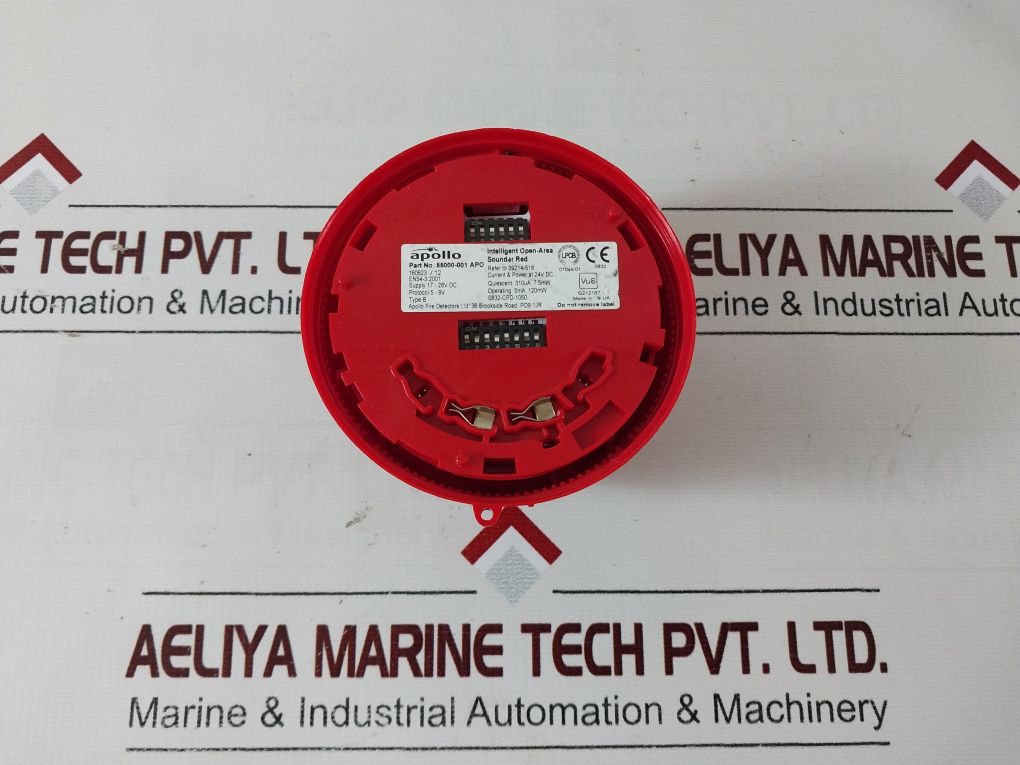 Lot Of 5X Apollo 55000-001 Apo Intelligent Open-area Sounder Red