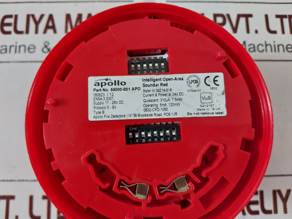 Lot Of 5X Apollo 55000-001 Apo Intelligent Open-area Sounder Red