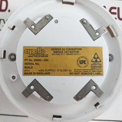 Apollo 55000-200 Series 60 Ionisation Smoke Detector