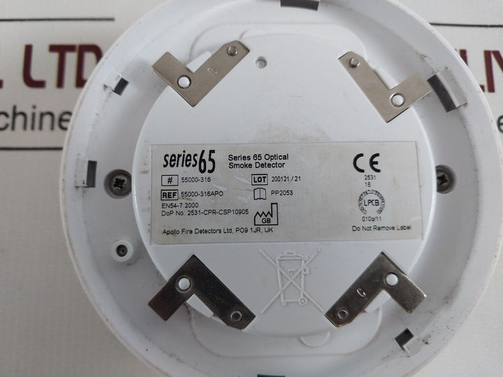 Apollo 55000-316 Apo Series 65 Optical Smoke Detector Free Shipping