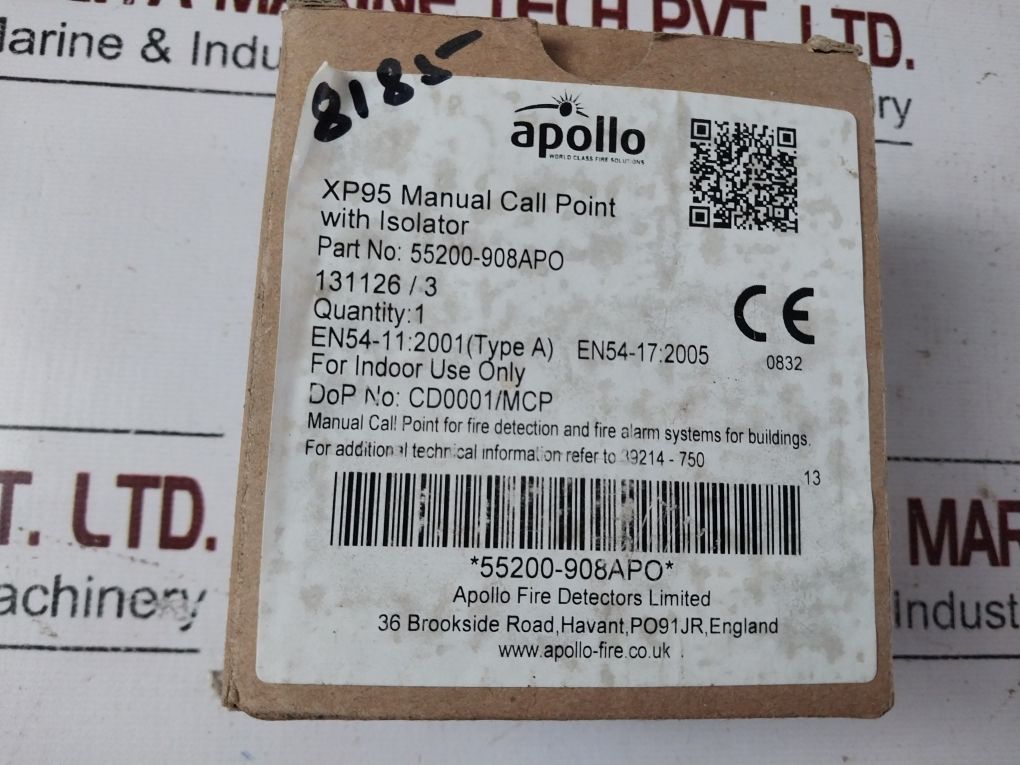 Apollo Xp95 Manual Call Point With Isolator 55200-908Apo