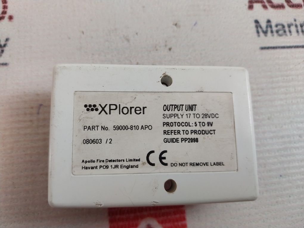 Apollo 59000-810 Apo Output Unit 5-9V