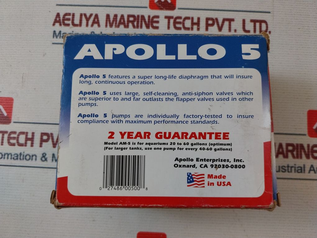 Apollo Am-5 Aquarium Air Pump
