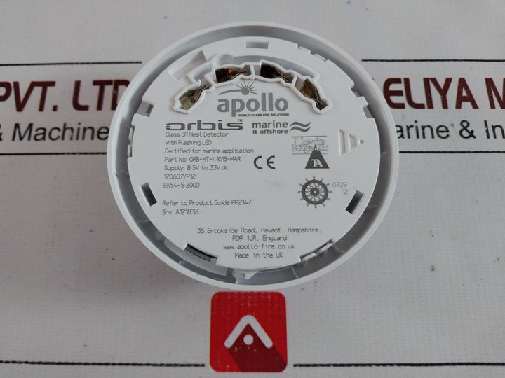 Apollo Orb-ht-41015-mar Class Br Heat Detector With Flashing Led