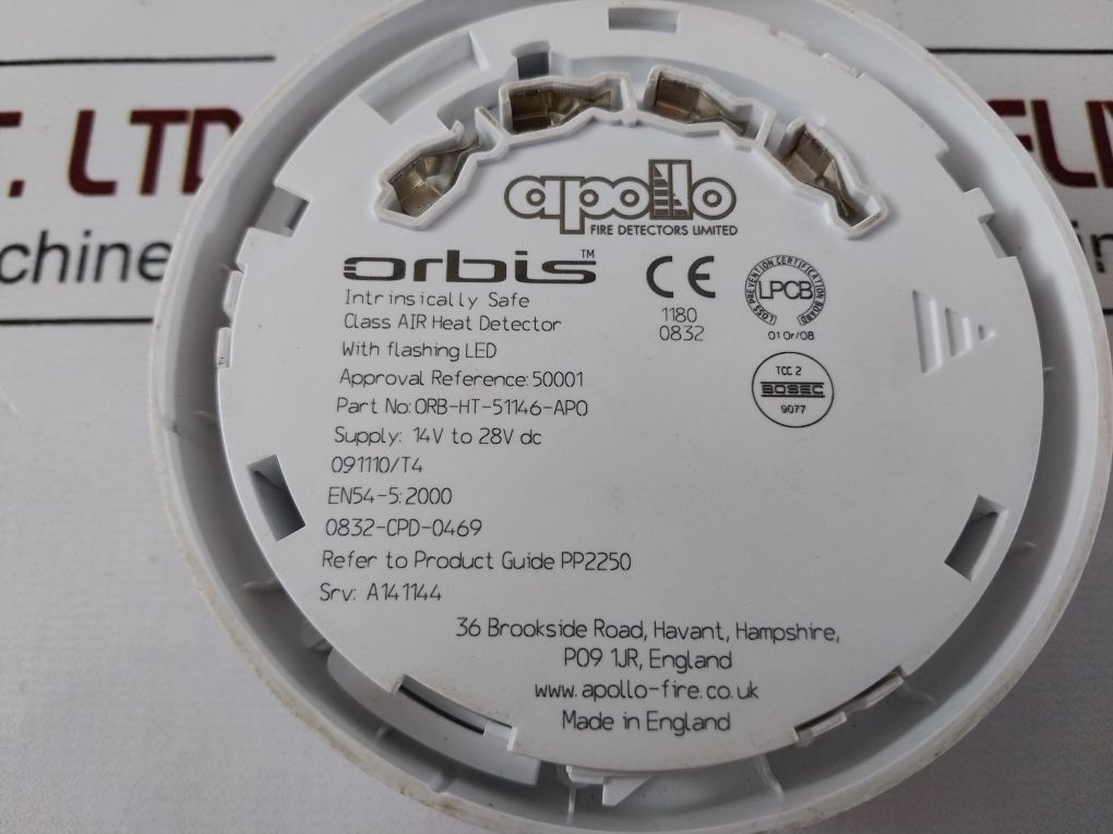 Apollo Orb-ht-51146-apo Air Heat Detector With Flashing Led