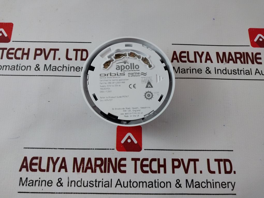 Apollo Orb-op-42001-mar Optical Smoke Detector En54-7:2001