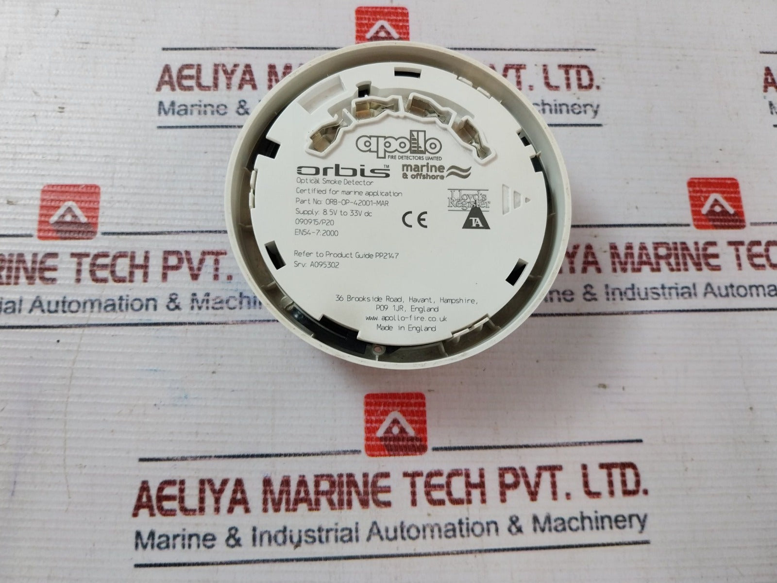 Apollo Orb-op-42001-mar Optical Smoke Detector 8.5V To 33V Dc