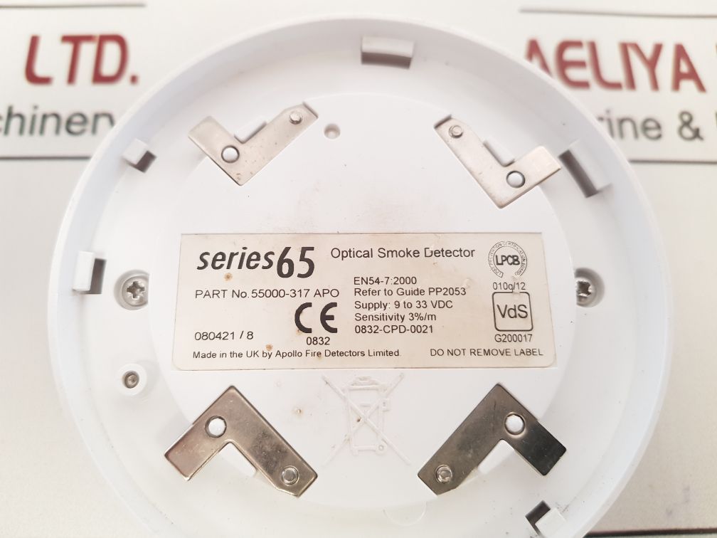 Apollo Series 65 55000-317 Apo Optical Smoke Detector Fire Safety