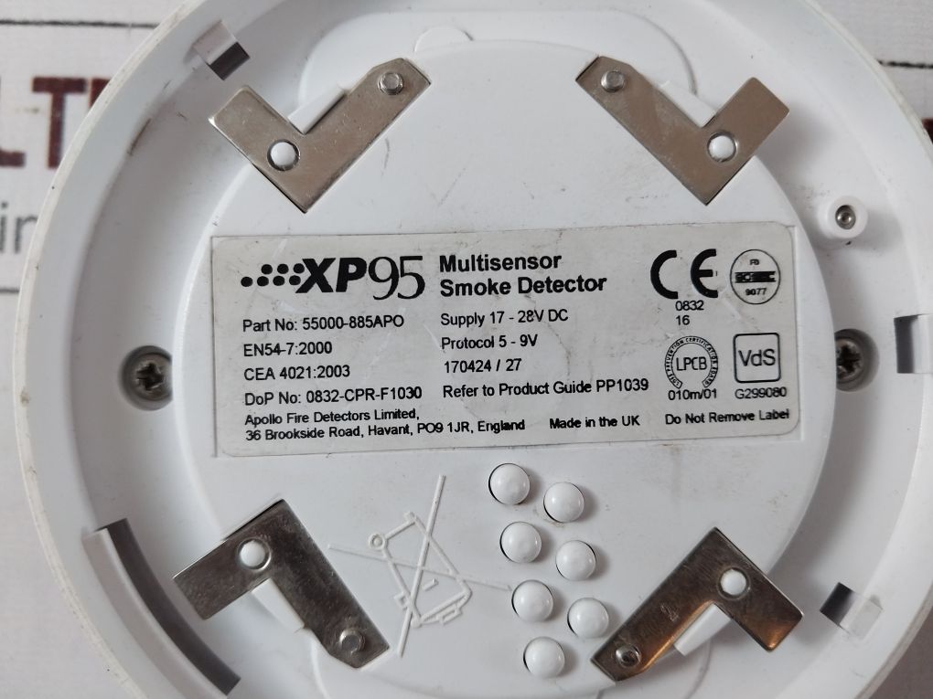 Apollo Xp95 Multisensor Smoke Detector 55000-885Apo