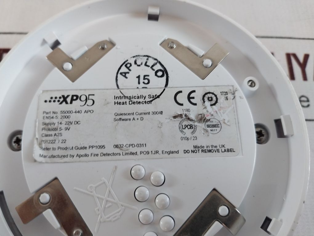 Apollo Xp95 Intrinsically Safe Heat Detector 55000-440 Apo