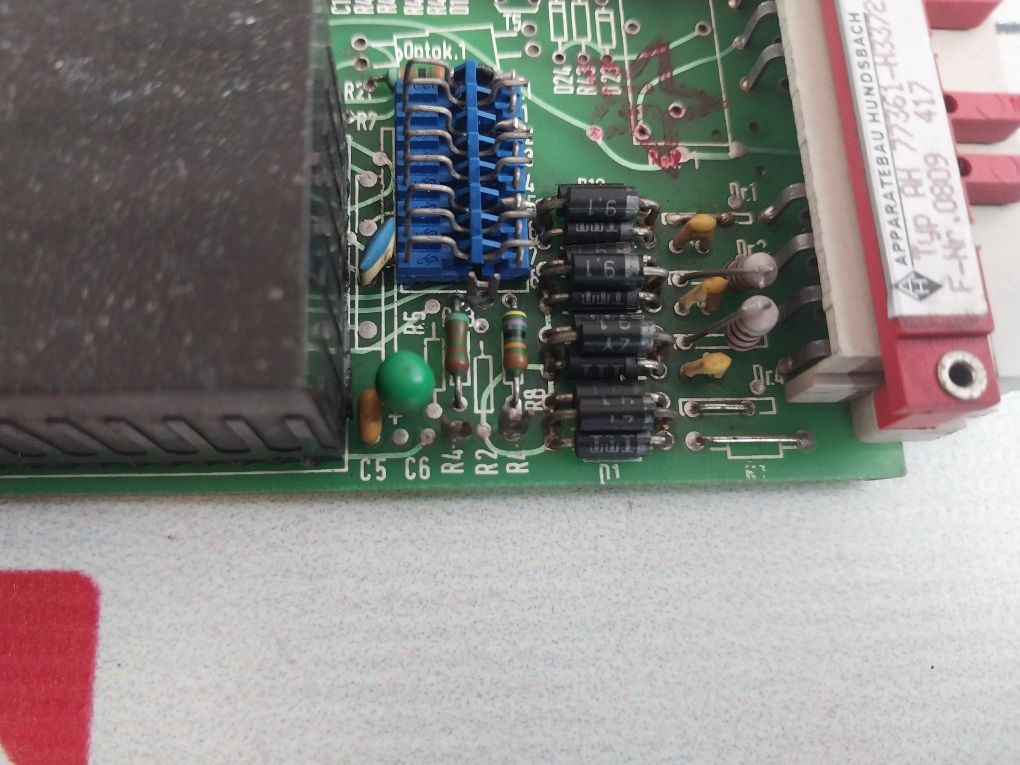Apparatebau Hundsbach Ah 77361-h3372-w230 Pcb Card 24V Dc