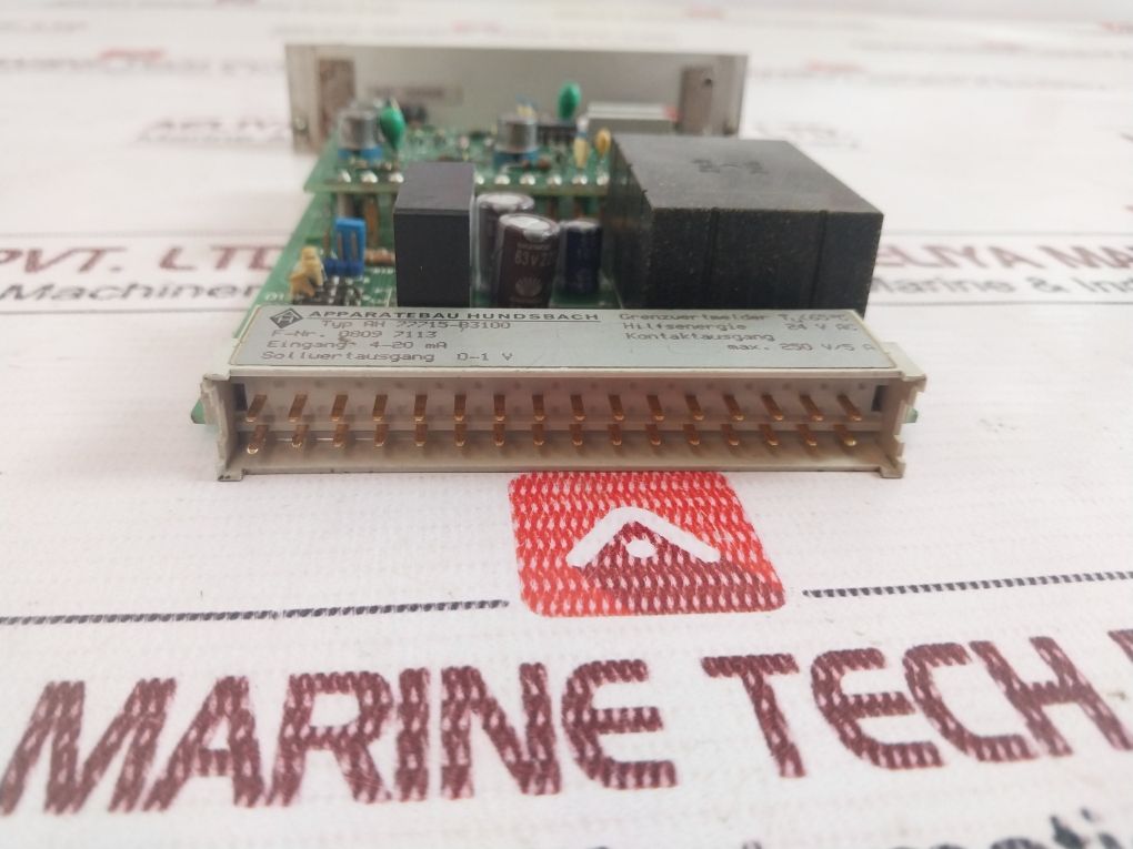 Apparatebau Hundsbach Ah 77715-b3100 Limit Value Detector 4-20 Ma